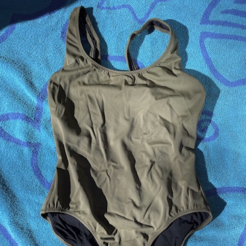 Solid & Striped Anne-Marie One Piece - Olive Green L NWOT